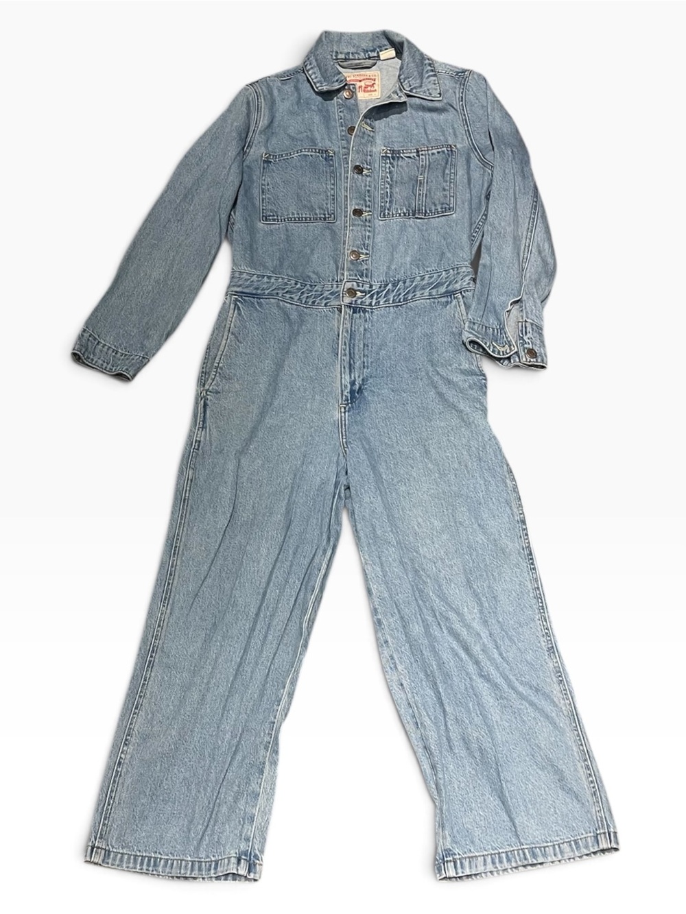 Levi's Blue Denim Women's Jumpsuit Coveralls